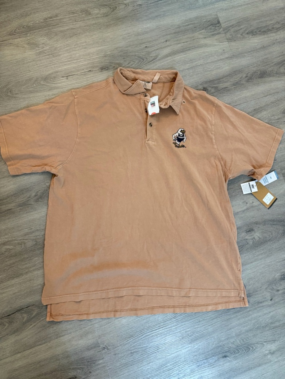 Men's Georgia Southern  Classic Polo Shirt in Dusty Peach